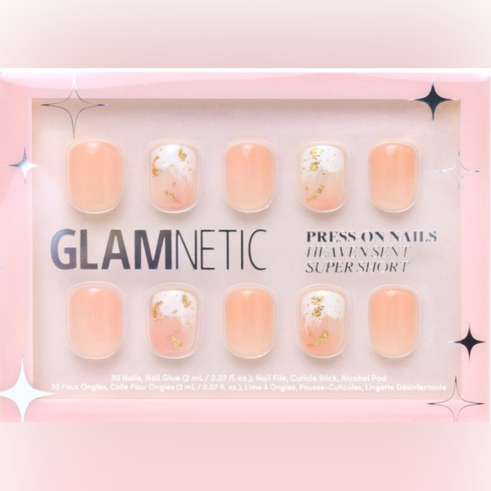 Brand New Glamnetic Press-On Nails Heaven Sent